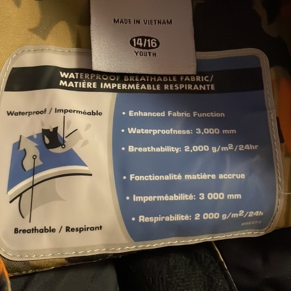 COLUMBIA Convert Ski Snowboarding Pants Size 14/16 - Picture 12 of 13